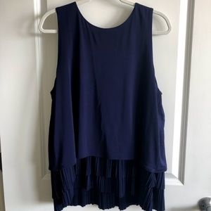 Navy Banana Republic Dressy Tank Top, size XL